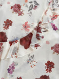 Ndyad ruffled halter dress with floral print HZ1024