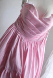 Ndyad Spaghetti Strap Satin Long Bridesmaid Dress Birthday Quinceanera Dress Prom Dress HZ1024
