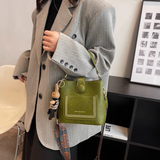 Ndyad Korean style fashion shoulder messenger bag niche design portable bucket bag HZ1024