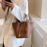 Ndyad fashion simple bucket bag HZ1024
