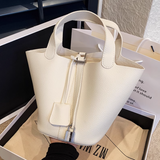 Ndyad fashion simple bucket bag HZ1024