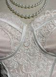 Ndyad Pink Strapless Mermaid Tulle Lace Long Prom Dress Sweetheart Neckline Formal Dress HZ1024