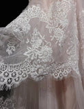 Ndyad Pink Strapless Mermaid Tulle Lace Long Prom Dress Sweetheart Neckline Formal Dress HZ1024