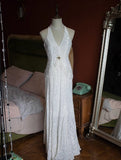 Ndyad Mermaid V-neck Velvet Chiffon Prom Dress HZ1024