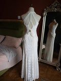 Ndyad Mermaid V-neck Velvet Chiffon Prom Dress HZ1024