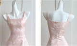 Ndyad A-Line Vintage Butterfly Embroidered Satin Prom Dress Birthday HZ1024