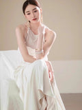 Ndyad satin halter neck dress birthday engagement dress HZ1024