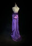 Ndyad Spaghetti Strap Satin Prom Dress Backless Evening Gown HZ1024