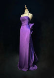 Ndyad Spaghetti Strap Satin Prom Dress Backless Evening Gown HZ1024