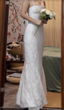 Ndyad Elegant Spaghetti Strap Mermaid Long Prom Dress Simple Wedding Party Dress HZ1024