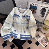 Ndyad Jacquard Crew neck Cardigan HZ1024