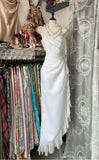 Ndyad Elegant Sheath Strapless Chiffon Prom Dress Birthday Dress HZ1024