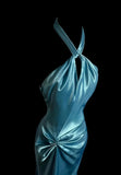 Ndyad Blue Halter Mermaid Backless Long Prom Dress Gorgeous Formal Evening Dress HZ1024