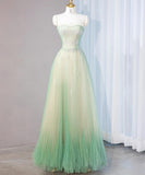 Ndyad Fairy Style Ball Gown for Birthday&Quinceanera-Sparkling Diamond A-line Tulle Evening Dress HZ1024