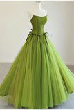 Evafashion ??Fairytale Tulle Ball Dress for Wedding & Birthday - Strapless A-line Evening Dress HZ1024