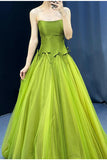 Evafashion ??Fairytale Tulle Ball Dress for Wedding & Birthday - Strapless A-line Evening Dress HZ1024