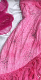 Ndyad Princess Style Beaded Chiffon Prom Dress for Party Glitter 90s Retro A-Line Evening Gown HZ1024