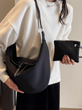 Ndyad fabric single shoulder saddle bag casual versatile messenger bag HZ1024