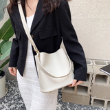 Ndyad soft leather commuter bucket bag HZ1024