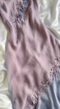 Ndyad Purple Spaghetti Straps Sheath Sparkling Beaded Chiffon Short Prom Dresses Applique Party Dresses HZ1024