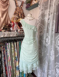 Ndyad Asymmetrical Neck SheathChiffon Ruffled Short Style Homecoming Dresses Sweet Party Dresses HZ1024