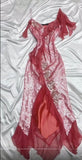 Ndyad Hot Pink Spaghetti Strap Bodycon Sequin Party Dress Prom Dresses with Slits HZ1024