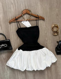 Ndyad Hepburn style black strapless Party Dresses Sweet Short Homecoming Dress HZ1024