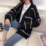 Ndyad style all-match knitted cardigan coat HZ1024