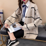 Ndyad style all-match knitted cardigan coat HZ1024