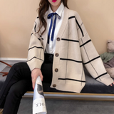 Ndyad style all-match knitted cardigan coat HZ1024