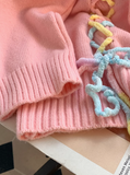 Ndyad style polo collar sweet loose sweater HZ1024