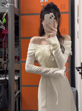 Ndyad one shoulder slim dress HZ1024