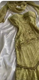 Ndyad Spaghetti Straps Mermaid Lace Chiffon Prom Dresses with Beading HZ1024