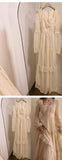 Ndyad Palace Style Lace Chiffon Prom Dresses Fairytale Birthday Evening Gowns HZ1024