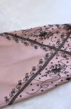 Ndyad V-neck Chiffon Sheath Beaded Prom Dresses HZ1024