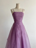 Ndyad Purple Spaghetti Straps A-Line Tulle Long Prom Dresses Gothic Formal Evening Gowns HZ1024