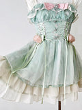 Ndyad Square A-Line Tulle Lace Short Prom Dress Homecoming Dress HZ1024