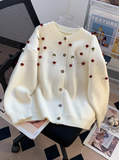 Ndyad Christmas atmosphere loose long sleeve cardigan HZ1024
