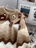 Ndyad and sweet bear long sleeve sweater HZ1024