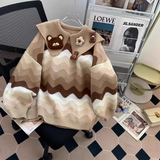 Ndyad and sweet bear long sleeve sweater HZ1024