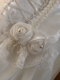 Ndyad White Spaghetti Straps A-Line Tulle Lace Short Prom Dresses Homecoming Dresses with Beading HZ1024