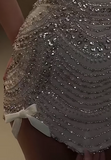 Ndyad Spaghetti Straps Bodycon Birthday Dresses Beaded Short Prom Dresses Fashion Homecoming Dresses HZ1024