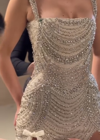 Ndyad Spaghetti Straps Bodycon Birthday Dresses Beaded Short Prom Dresses Fashion Homecoming Dresses HZ1024
