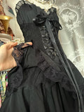 Ndyad Spaghetti Straps Black A-Line Tulle Lace Short Prom Dresses Homecoming Dresses HZ1024