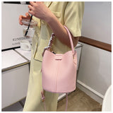 Ndyad and versatile portable bucket bag crossbody bag HZ1024