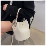 Ndyad and versatile portable bucket bag crossbody bag HZ1024