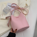 Ndyad and versatile portable bucket bag crossbody bag HZ1024
