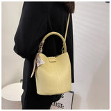 Ndyad and versatile portable bucket bag crossbody bag HZ1024