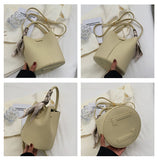 Ndyad and versatile portable bucket bag crossbody bag HZ1024