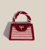 Ndyad Houndstooth Shoulder Crossbody Handbag HZ1024